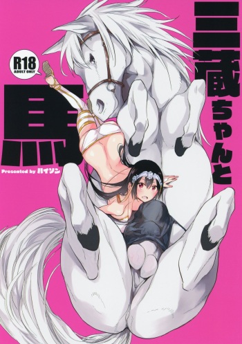 (C95) [ANIMAL SERVICE (haison)] Sanzou-chan to Uma | Sanzou and her Horse (Fate/Grand Order) [English] cover