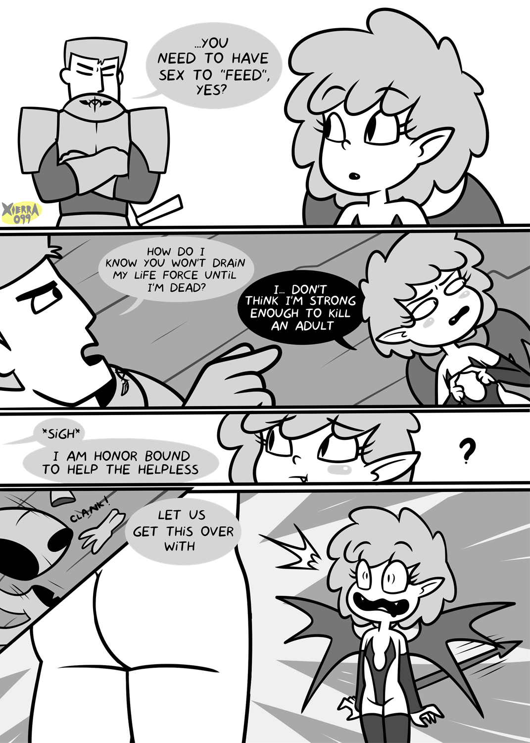 Bright Darkness - A Knight's Glory page 8 full