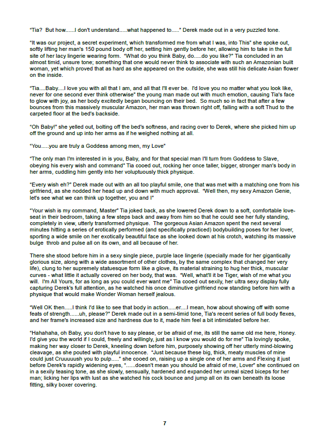 Three Muscle Sisters 2 - Tia's Muscle Fantasy page 7 full