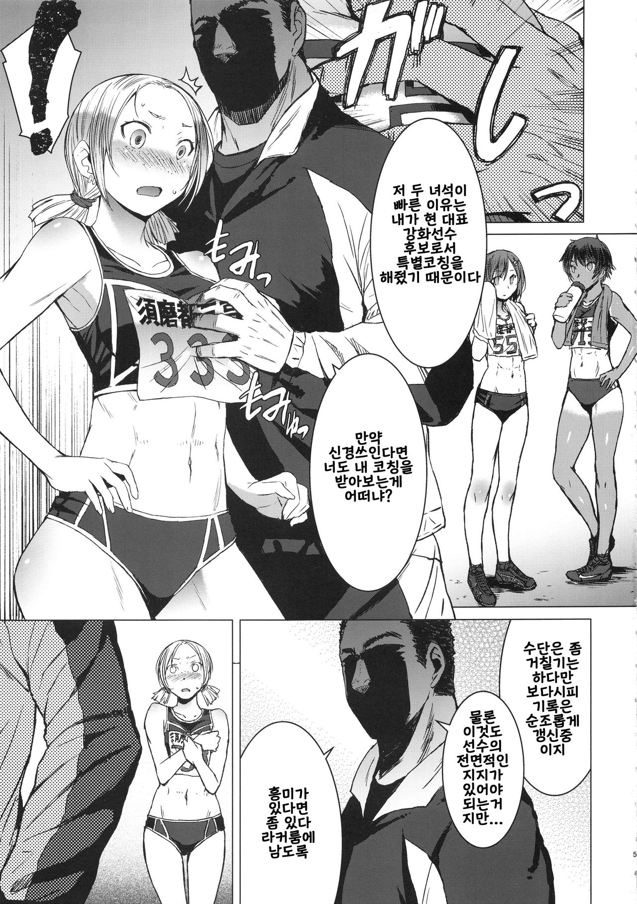 Joshi Rikujou Koubi | 여자 육상 교미 page 4 full
