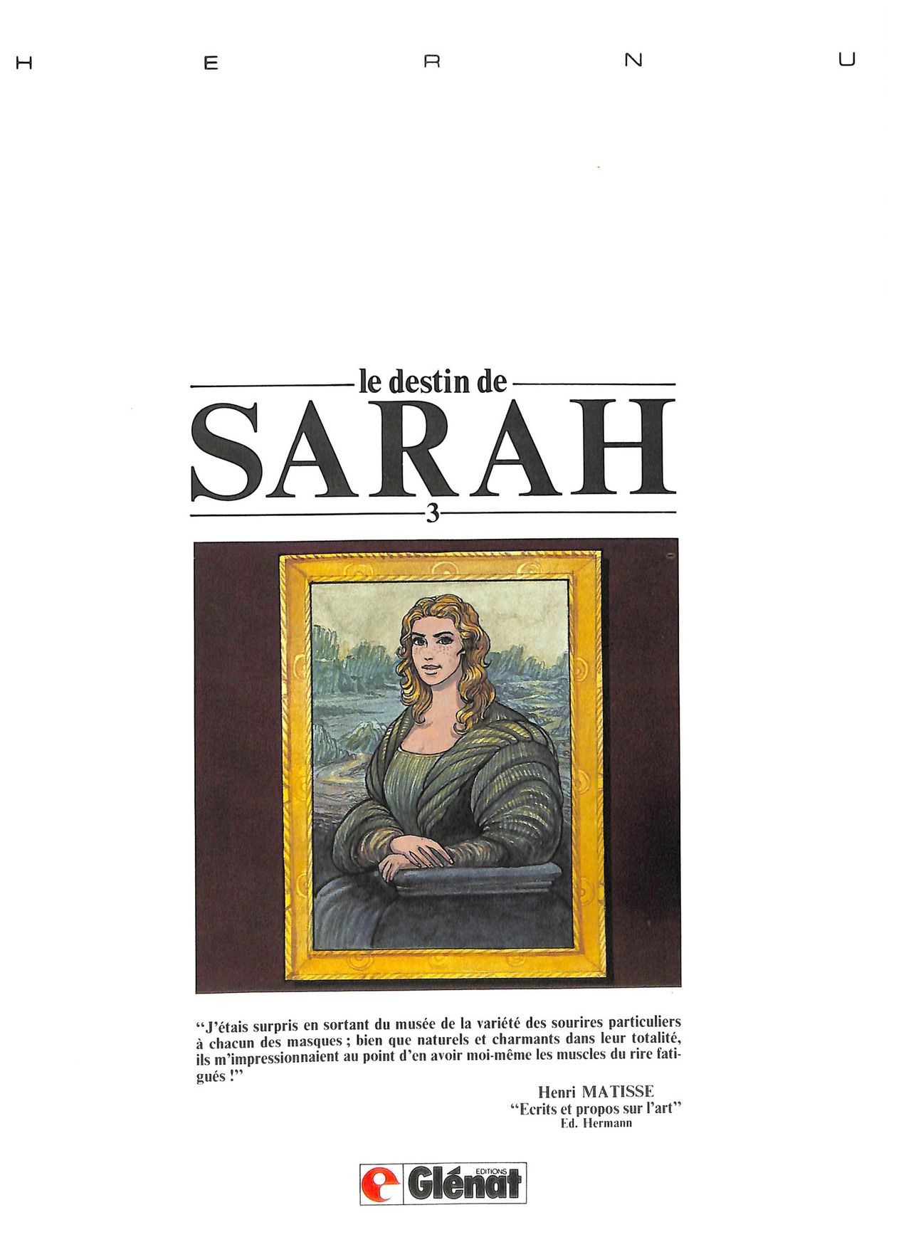 le destin de Sarah - 3 -  le sourire de Sarah page 3 full