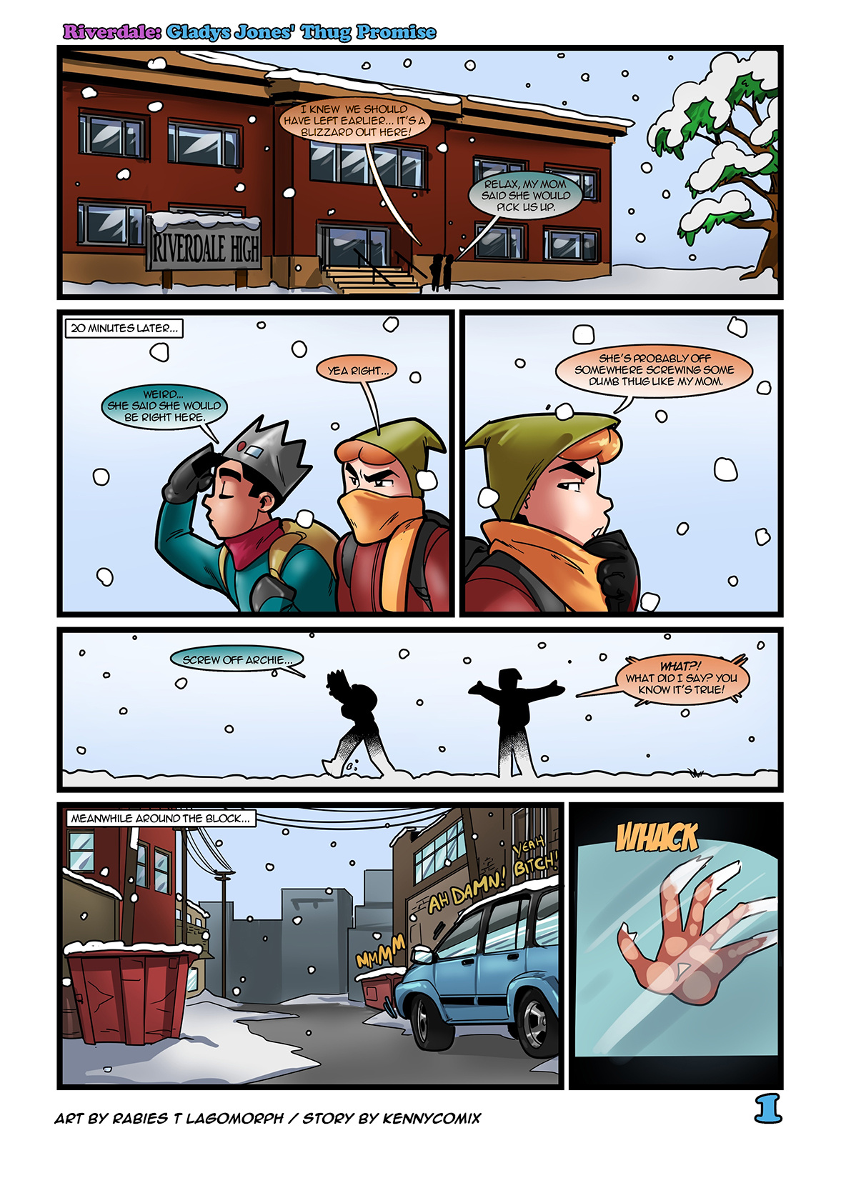 Gladys Jones' Thug Promise page 1 full
