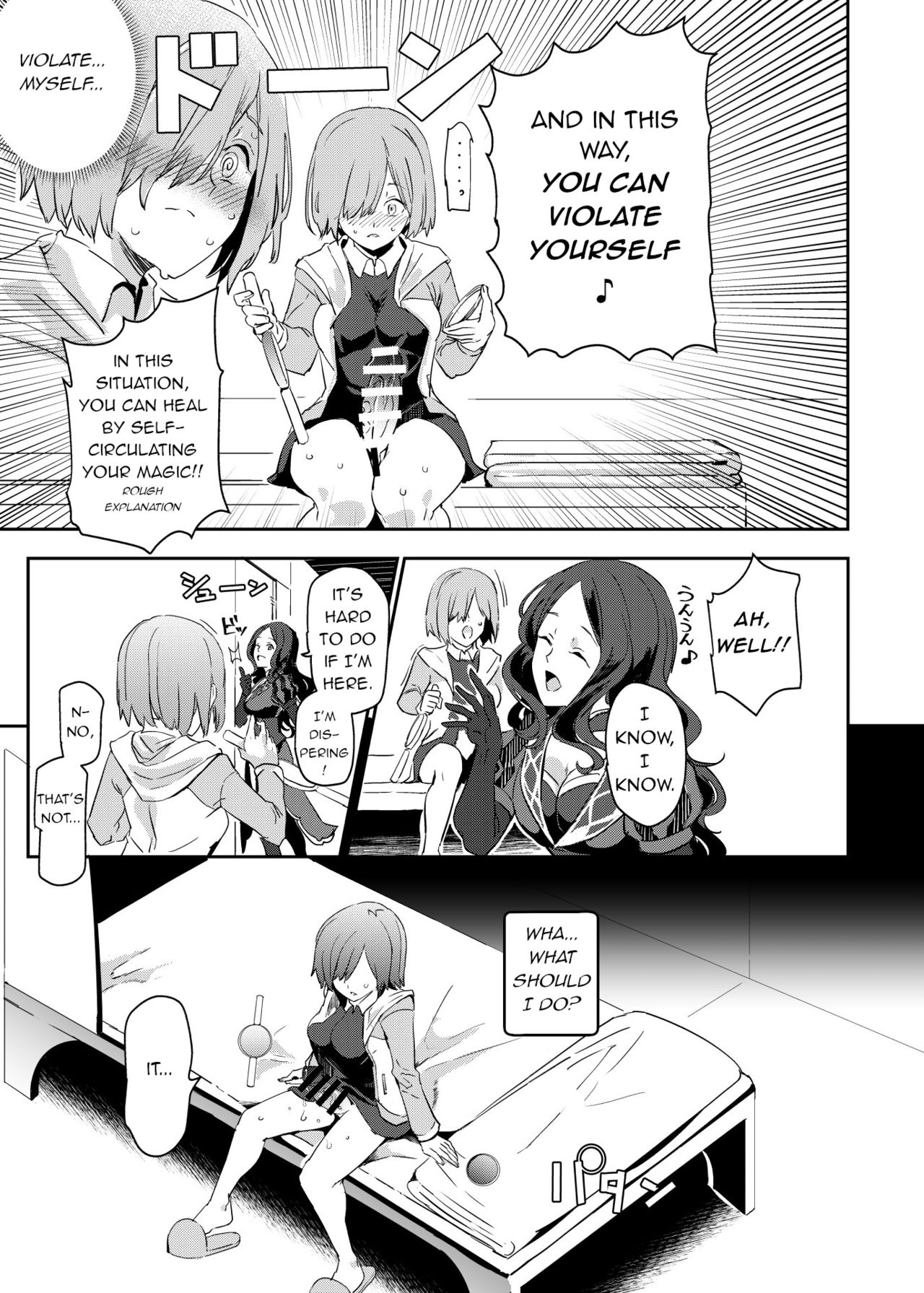 Handle-tsuki Rayshift Hole - Futanari Chinko de Jibun to H page 8 full