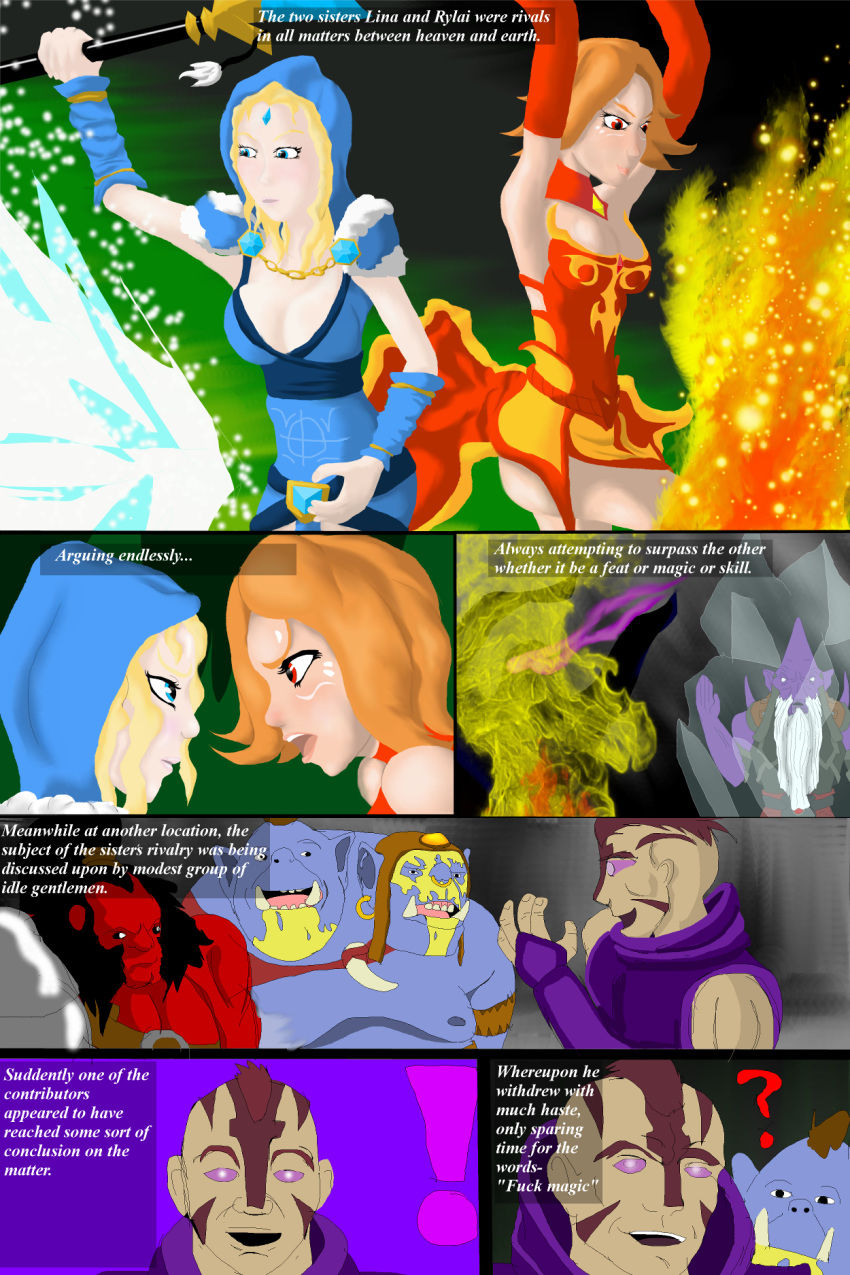 Lina and Rylai  Part 1&2 page 1 full