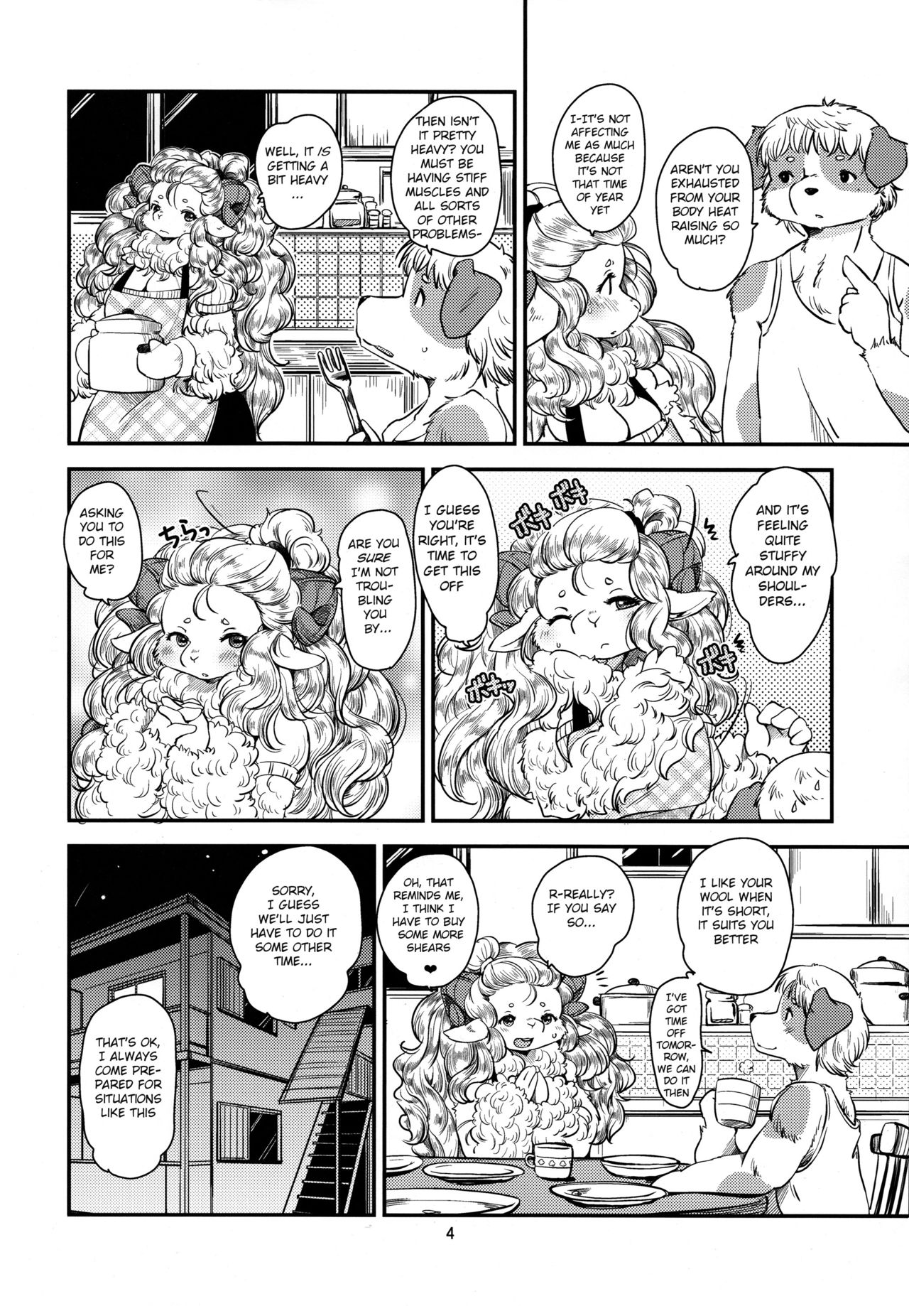 Mofumofu Hitsuji Life page 4 full