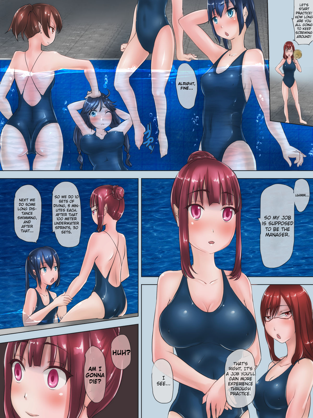 Suieibu no Manager o Mizuzeme Kenshuu Suru Ohanashi page 5 full