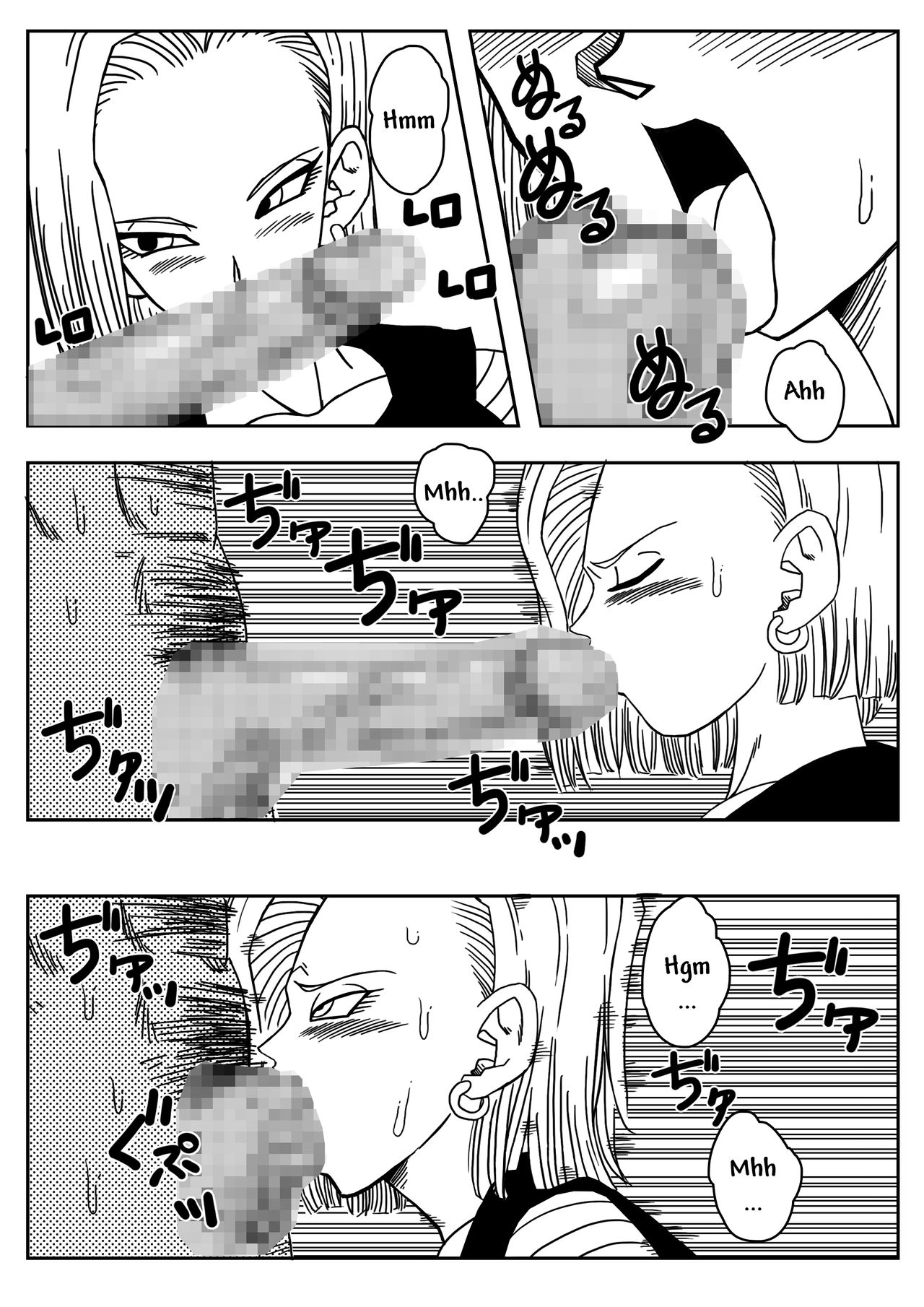 18-gou to Mister Satan!! Seiteki Sentou! | Android N18 and Mr. Satan!! Sexual Intercourse Between Fighters! page 6 full