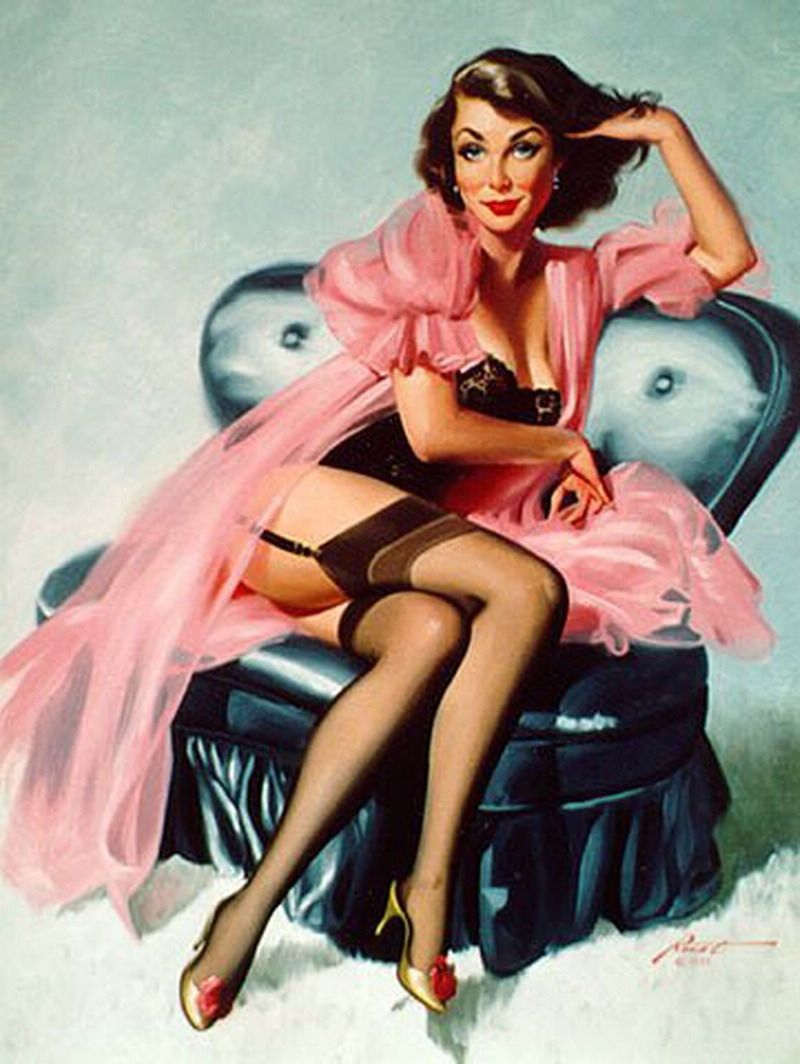 Donald Rust pinup art page 11 full