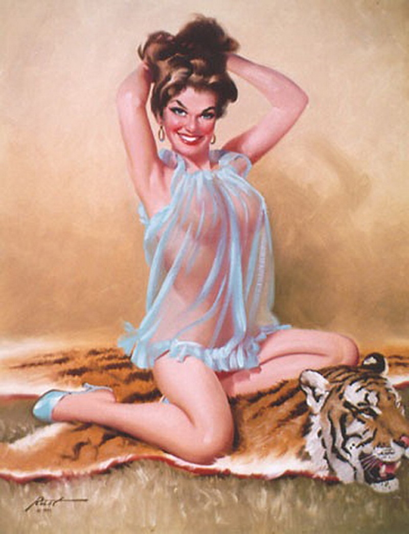 Donald Rust pinup art page 12 full