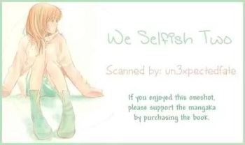 We Selfish Two cover