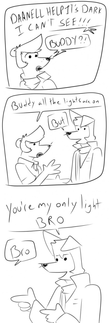 Buddy Thunderstruck yaoi (various artists) cover