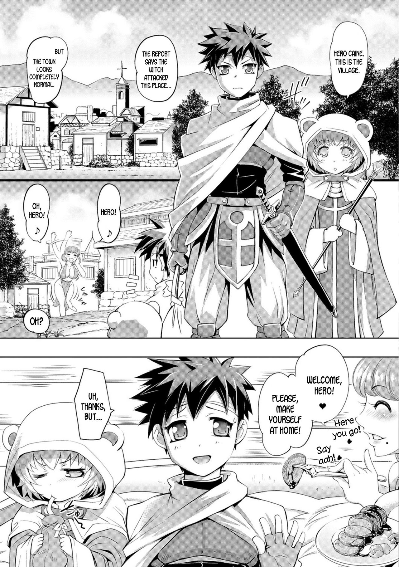 Nyotaika Yuusha to Futanari no Majo | Genderbent Hero and the Futanari Witch page 5 full