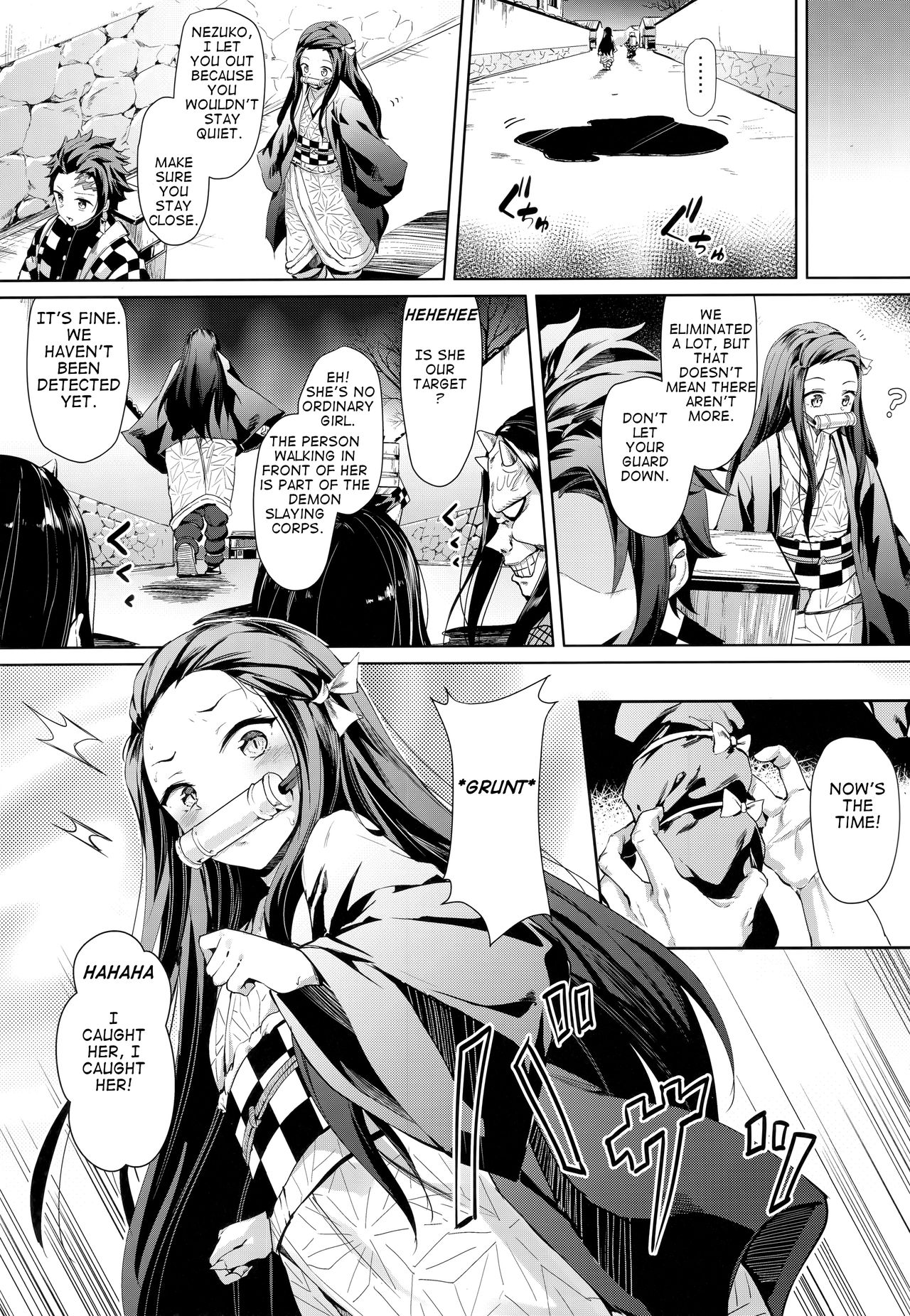 Moshi Nezuko ga Warui Hito ni Tsukamattara... page 3 full