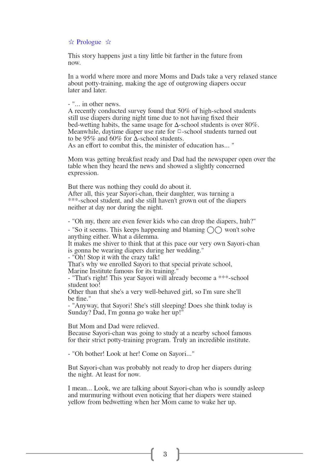 Omutsu na △ Gakkou - Sei Marine Gakuen <Zenpen> - Haru to Natsu no Kiroku page 3 full