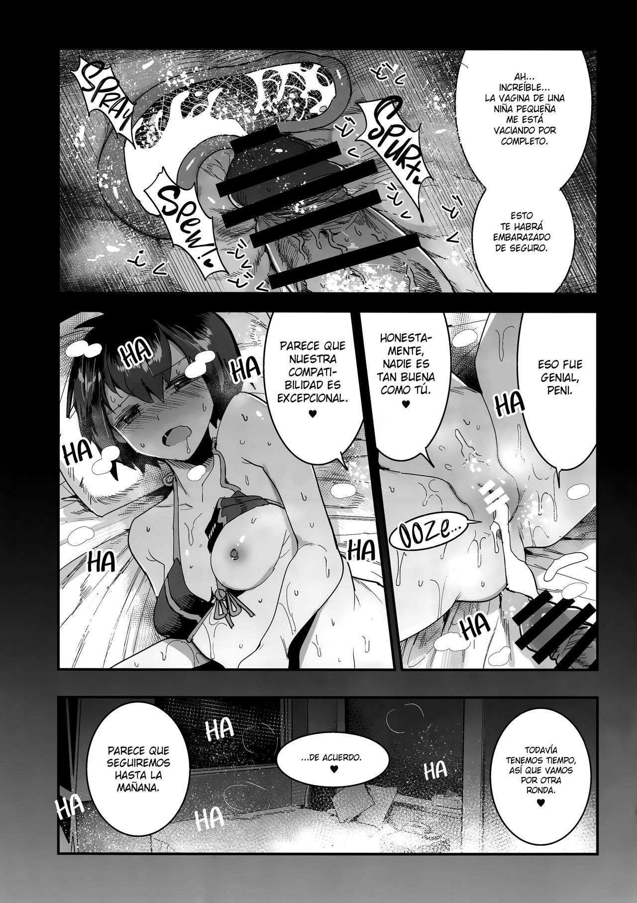 Peni Parker no Usui Hon ni wa Ooinaru Sekinin ga Tomonau | Un Pequeño Libro De Peni Parker Conlleva una Gran Responsabilidad page 12 full