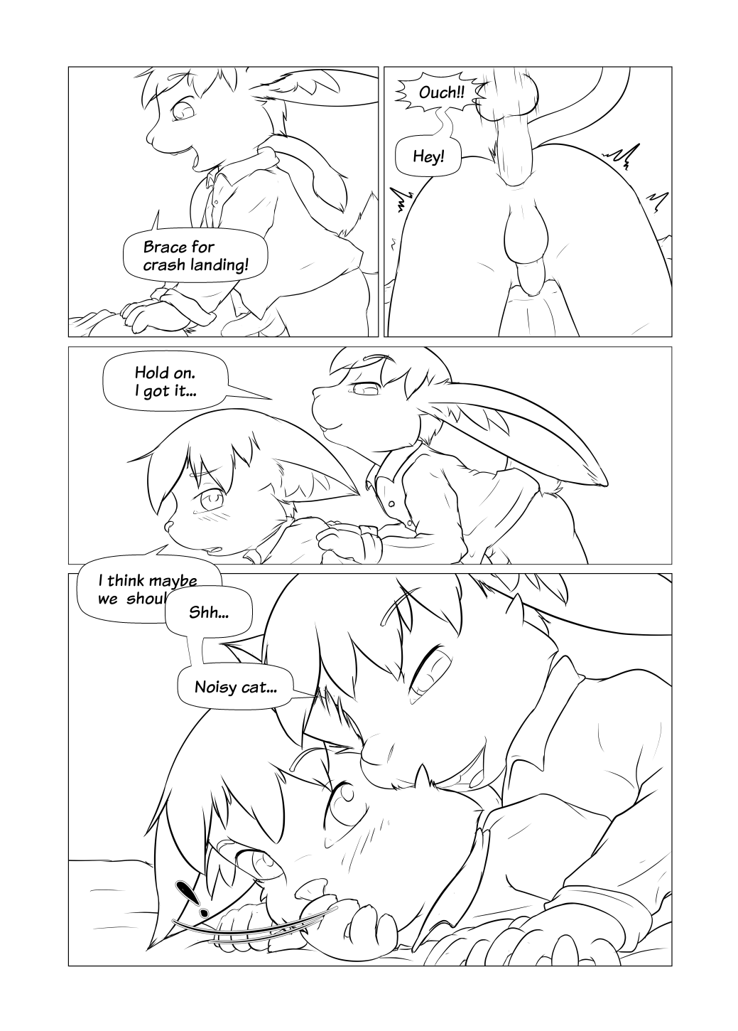 Hitsunekun - Sleepover Party page 11 full