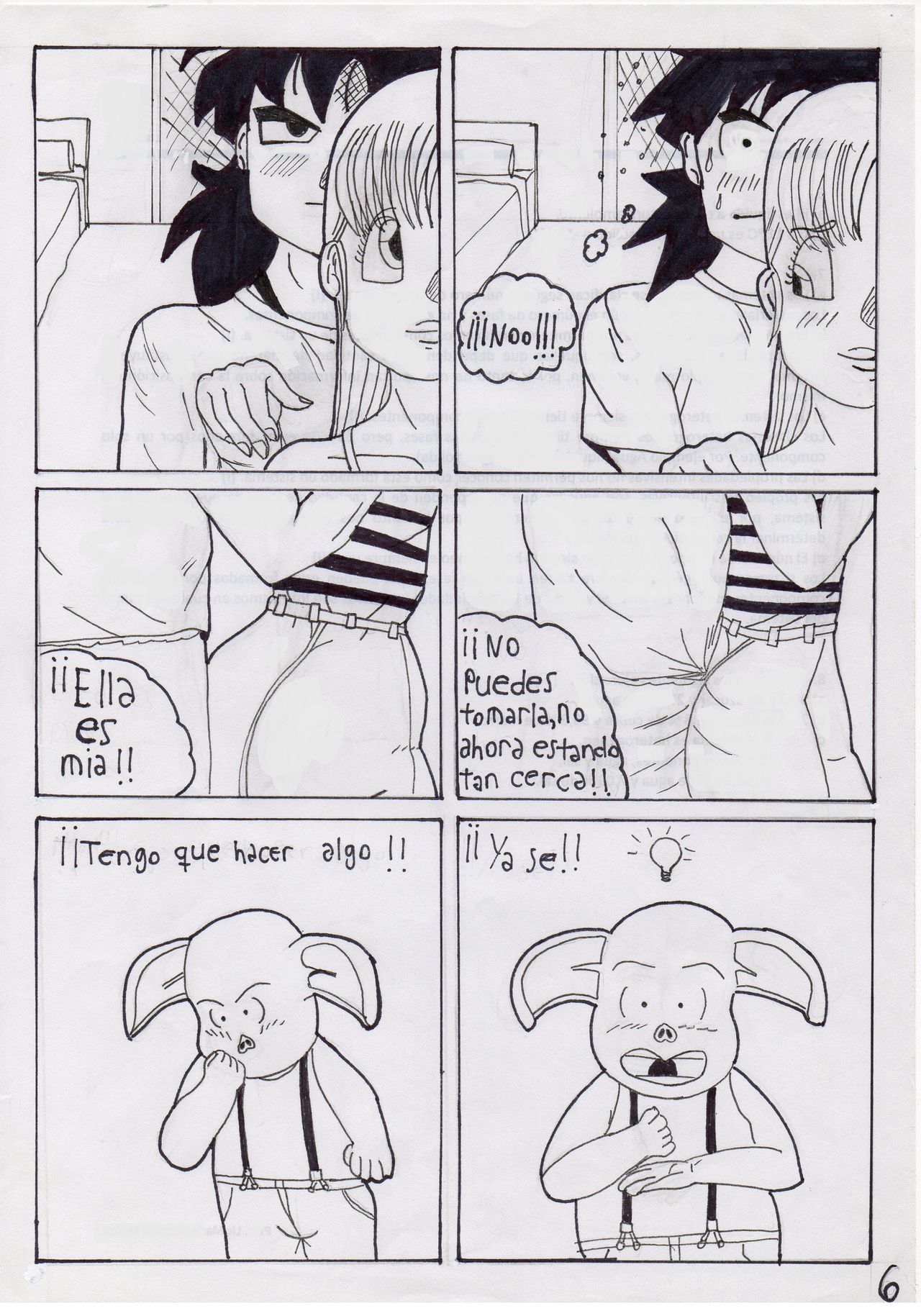 Desire Comics Nº1 : Oolong X Bulma page 7 full