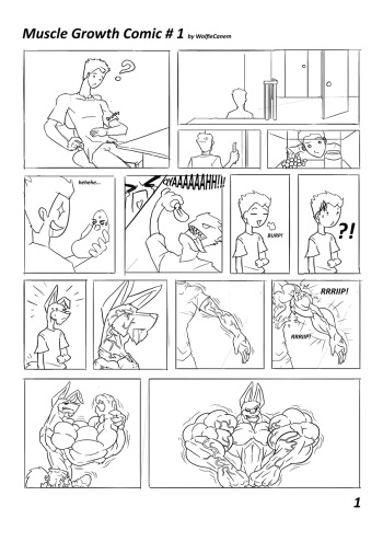 [WolfieCanem] Muscle Growth Comic cover