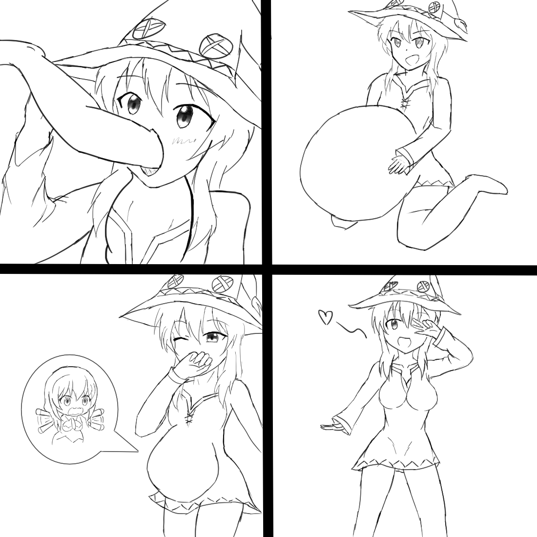 Megumin's Vore-splosion page 1 full