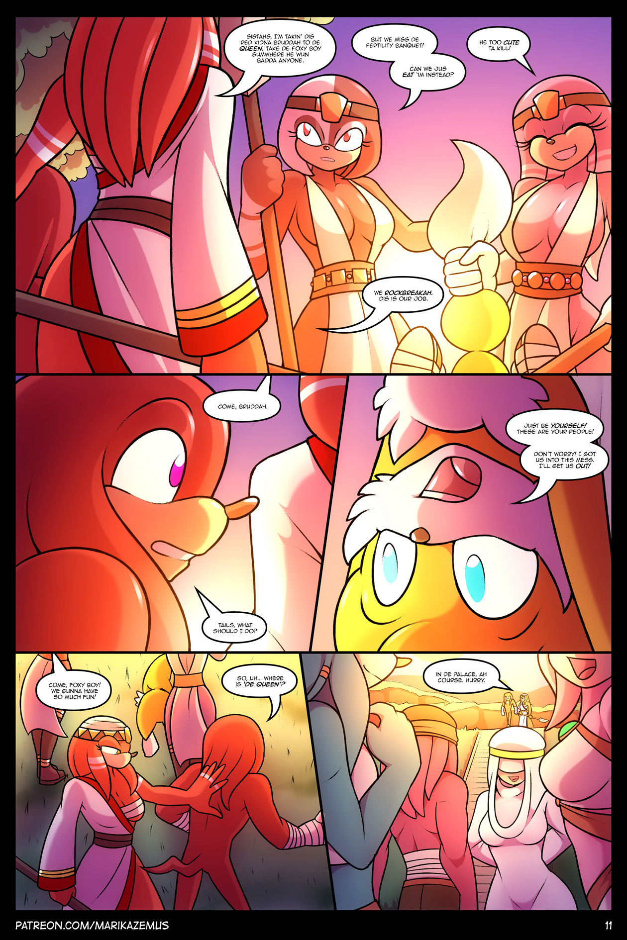 Sonic Boom: Echidna Nights page 11 full