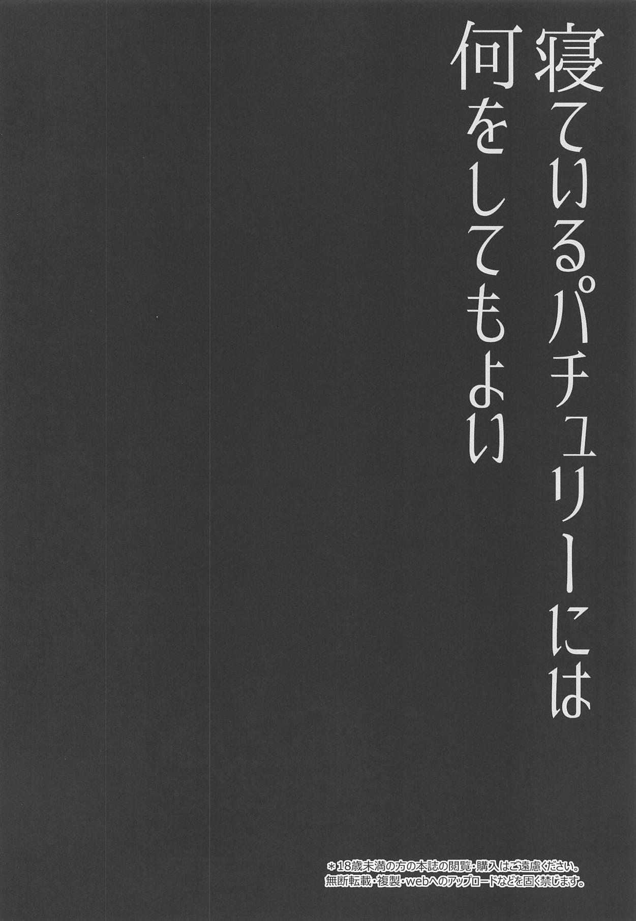 Neteiru Patchouli ni wa Nani o Shite mo Yoi | Si Patchouli Esta Dormida Puedo Hacerle Lo Que Quiera page 3 full