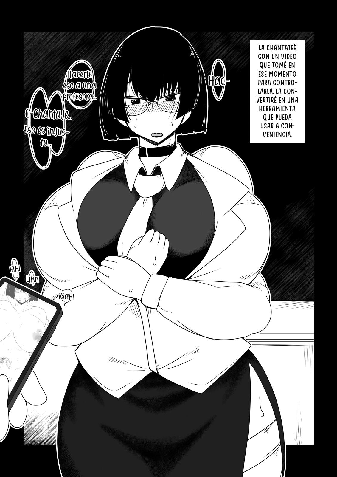 Boku no Iinari Babaa Kyoushi -  Chantajeando a mi profesora madura page 4 full
