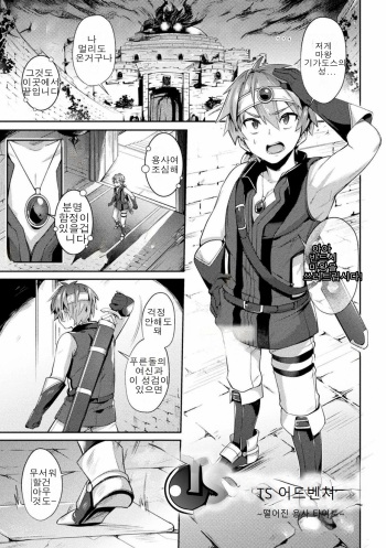 [Shirisensha] TS Adventure ~ochita yusha taito ~ | TS어드벤쳐 ~떨어진 용사 타이토~  (2D Comic Magazine TS Akuochi Nyotaika Shita Seigikan-tachi ga Akuten Acme! Vol. 1) [Korean] [Digital] cover