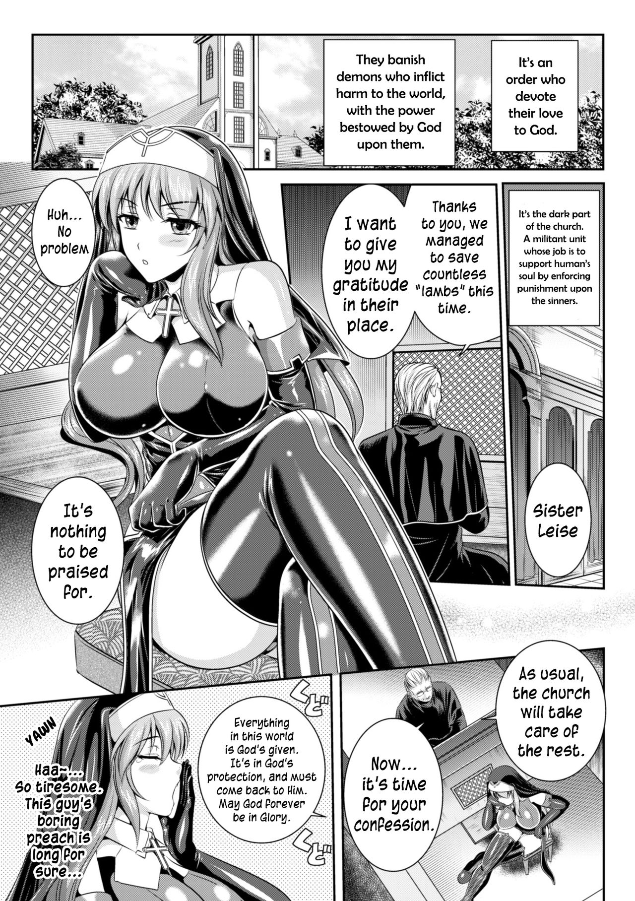 Nengoku no Liese Inzai no Shukumei | Liese’s destiny: Punishment Of Lust On The Slime Prison Ch. 1-4 page 12 full