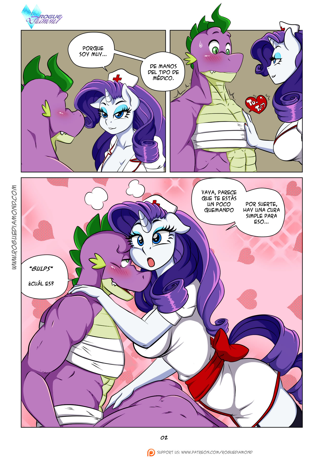 Lustful Diamond. Rare Nurse page 4 full