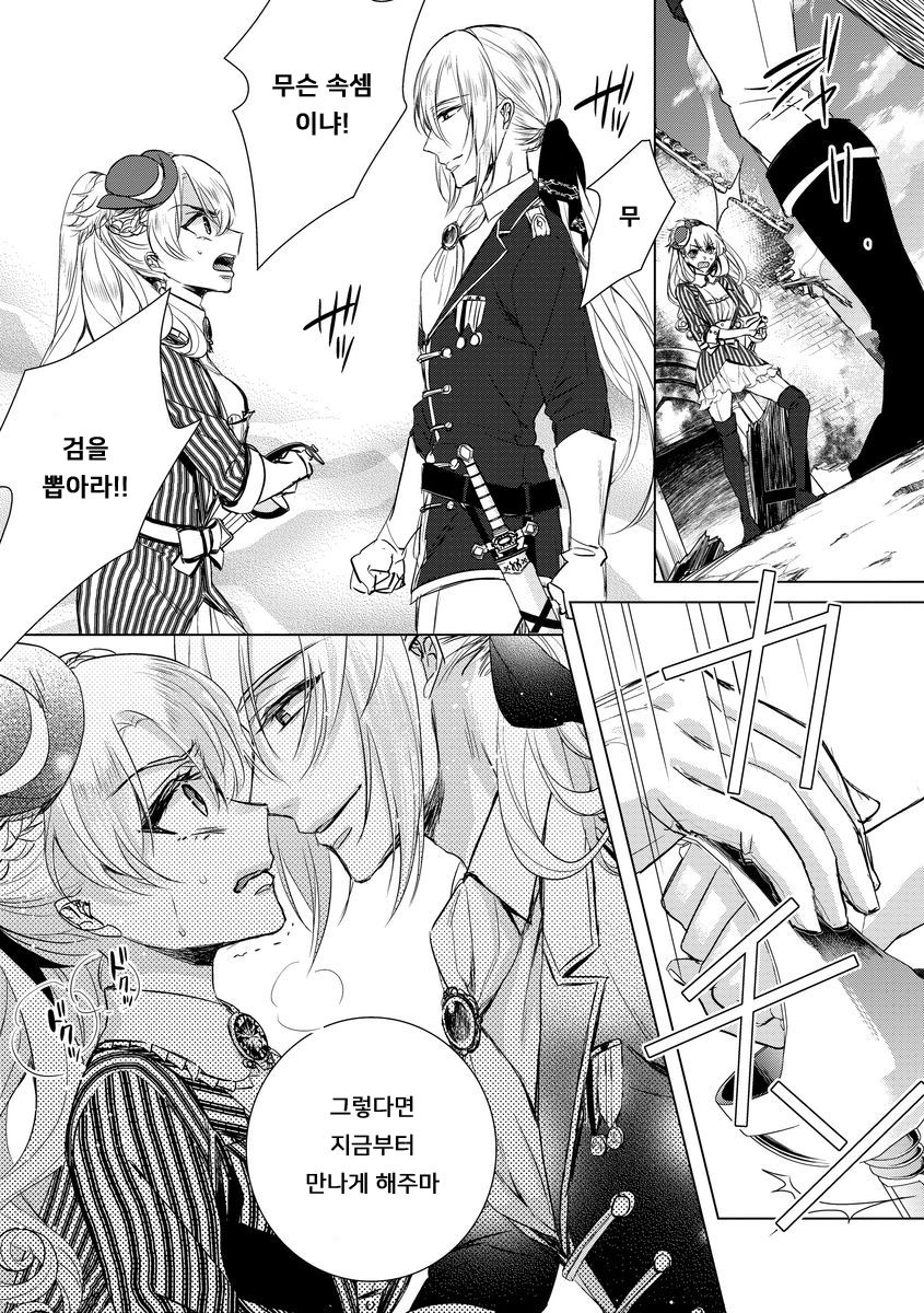Kyououji no Ibitsu na Shuuai ~Nyotaika Knight no Totsukitooka~ Ch. 6 | 미친 왕자의 왜곡된 포로사랑 ~여체화 기사의 시월 십일~ Ch. 6 page 11 full