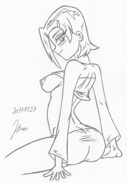 Gwen Tennyson_ ben10_My miny Sketches work_5