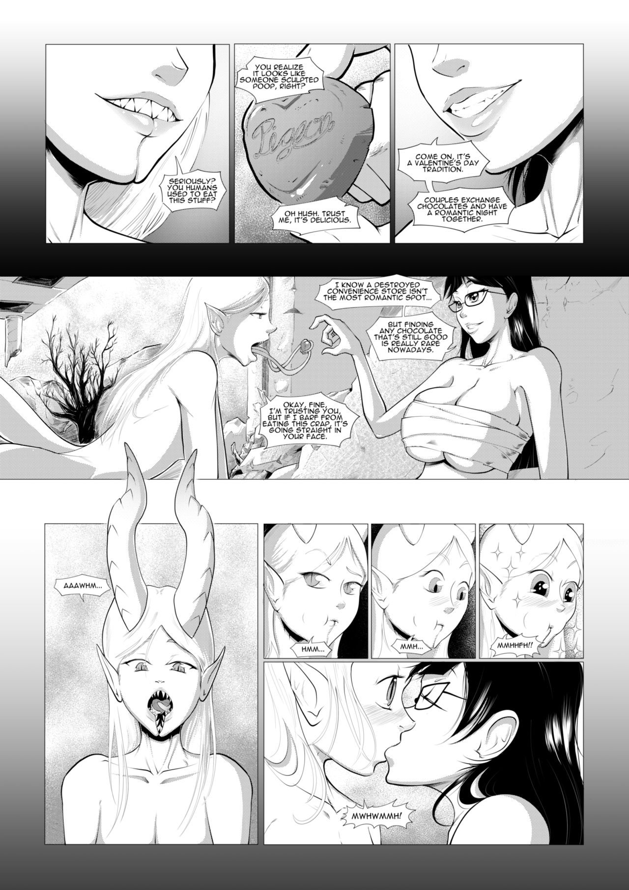Futanari Ai to Chocolate page 11 full