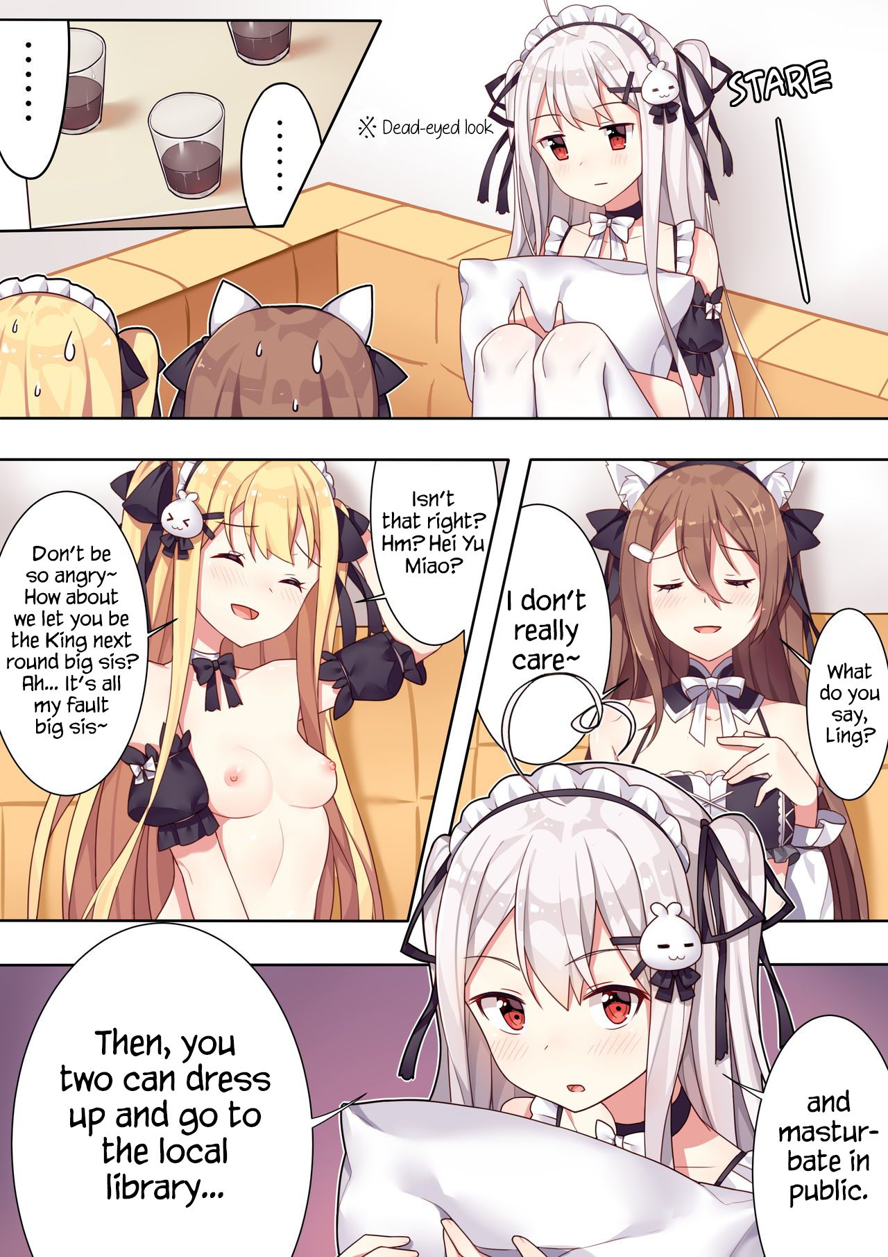 Girls and the King's Tea Party page 12 full