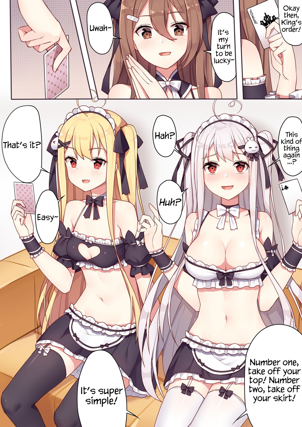 Girls and the King's Tea Party page 4 full