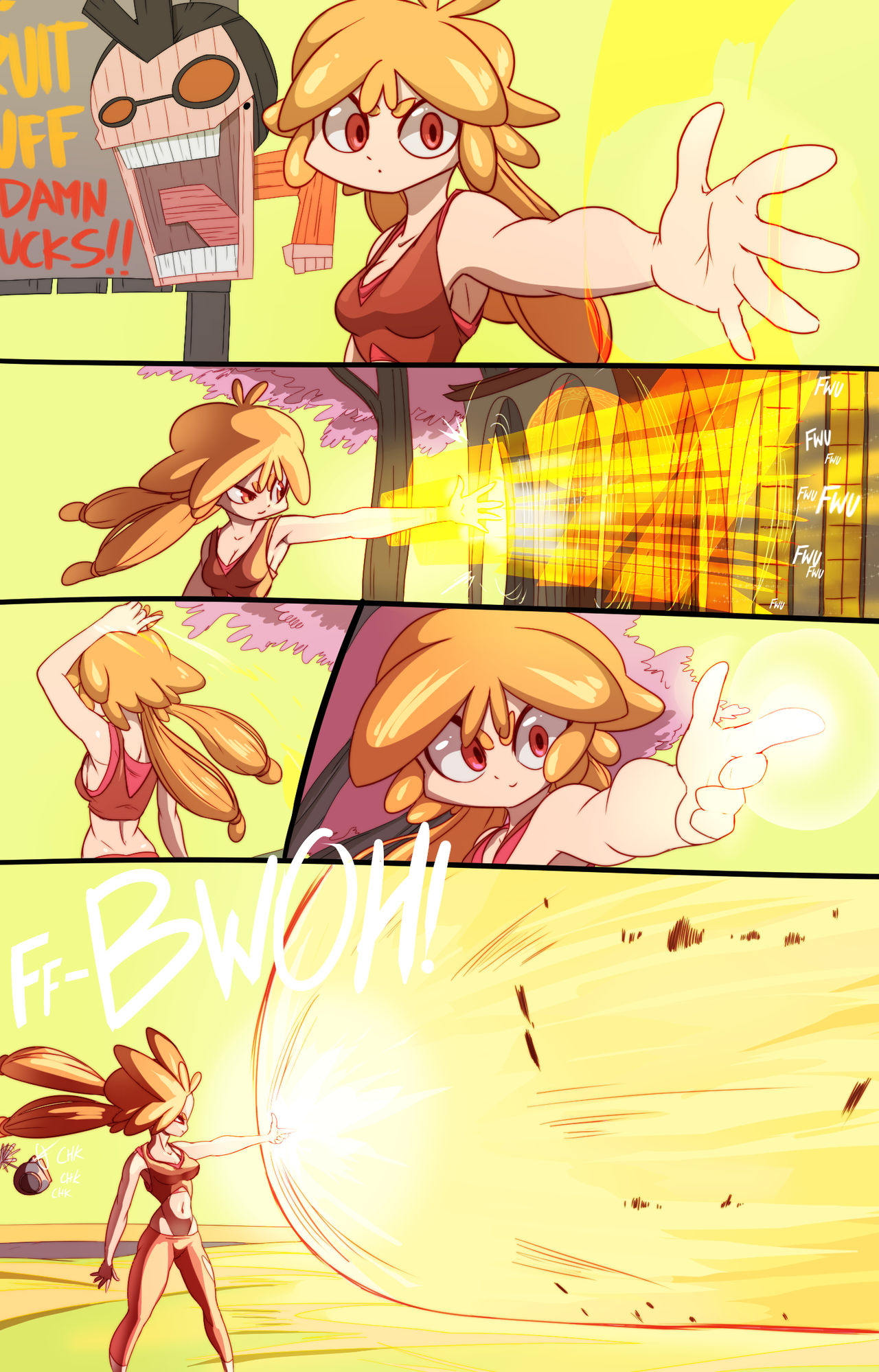 Juizzy Fruits: Peachy’s New Friends page 5 full