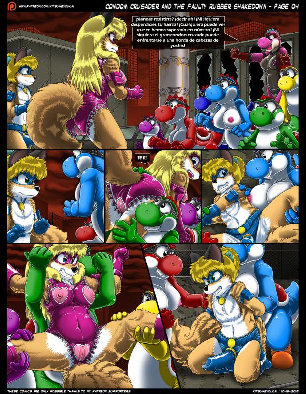 Condom Crusader And The Faulty Rubber Shakedown by Kitsune Youkai page 4 full