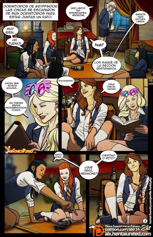 Mientras tanto en Hogwarts: Verdad o Reto page 3 full