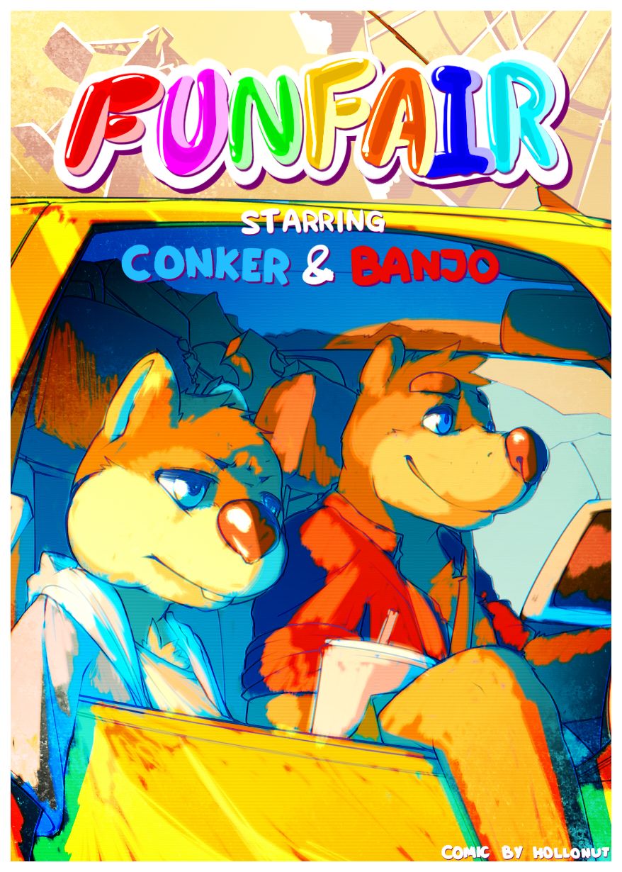 FUNFAIR, starring Conker & Banjo page 1 full