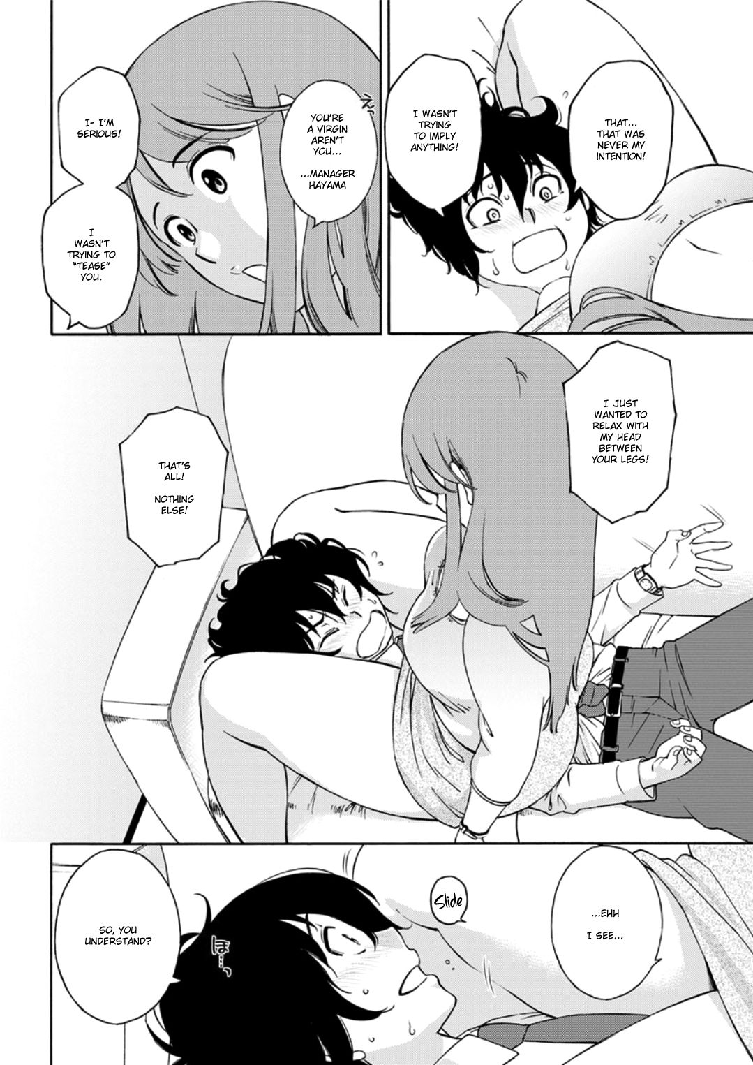 Otogawa-san to Hasamare Kachou | Otogawa-san and The Manager between Her thighs page 12 full