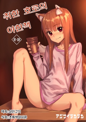 [Ajisaidenden (Kawakami Rokkaku, Takanashi Rei)] Horoyoi Ecchibon | 취한 호로의 야한책 (Spice and Wolf) [Korean] [상인고기] [Decensored] [Digital] cover
