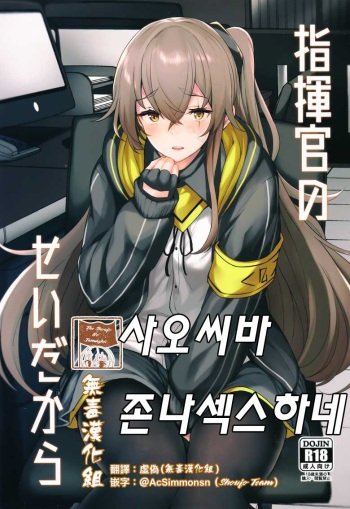 (C96) [Horumon Curry (Tobimura)] Shikikan no Sei dakara (Girls' Frontline) [Korean] cover