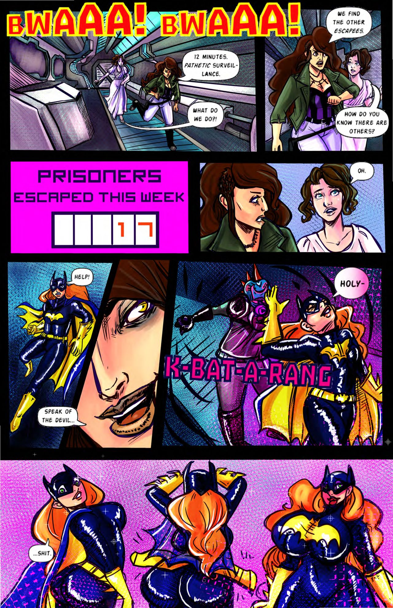 Bimbos in Space #3 - Two Girls One Space Station page 1 full