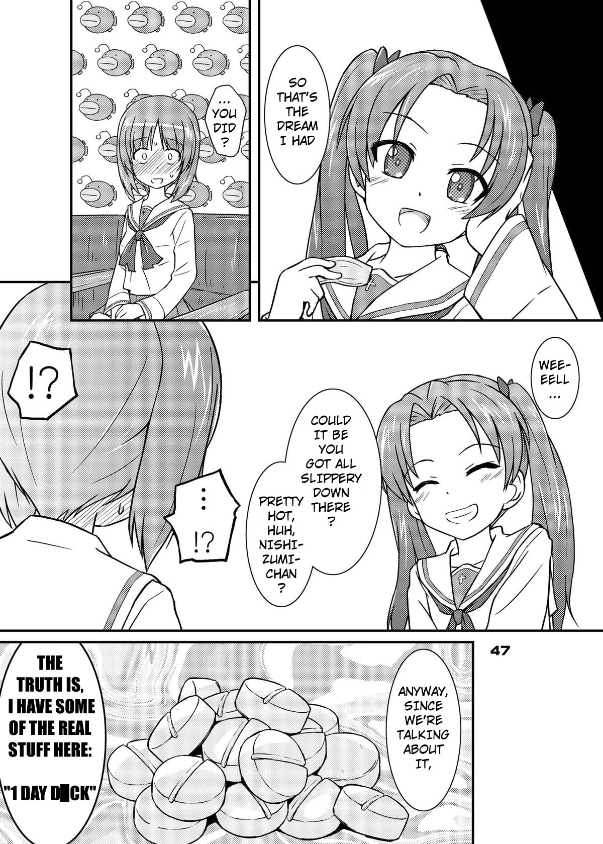 Nishizumi-chan ni Chinchin o Tsukkomareru Yume o Mitanda | I Dreamt About Nishizumi-chan Sticking Her Cock in Me page 12 full