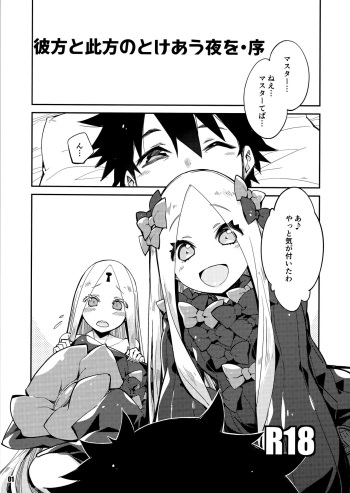 (C96) [Curry Berg Dish (Mikage)] Kanata to Konata no Tokeau Yoru o Jo (Fate/Grand Order) cover