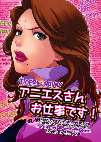 (SC53) [Hougakuya (Touzai, Nanboku)] Agnes-san Oshigoto desu! | It's Time For Work, Ms. Agnes! (TIGER & BUNNY) [English] [CopyOf] cover