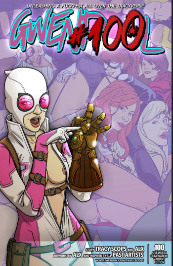 Tracy Scops - Gwenpool #100 cover