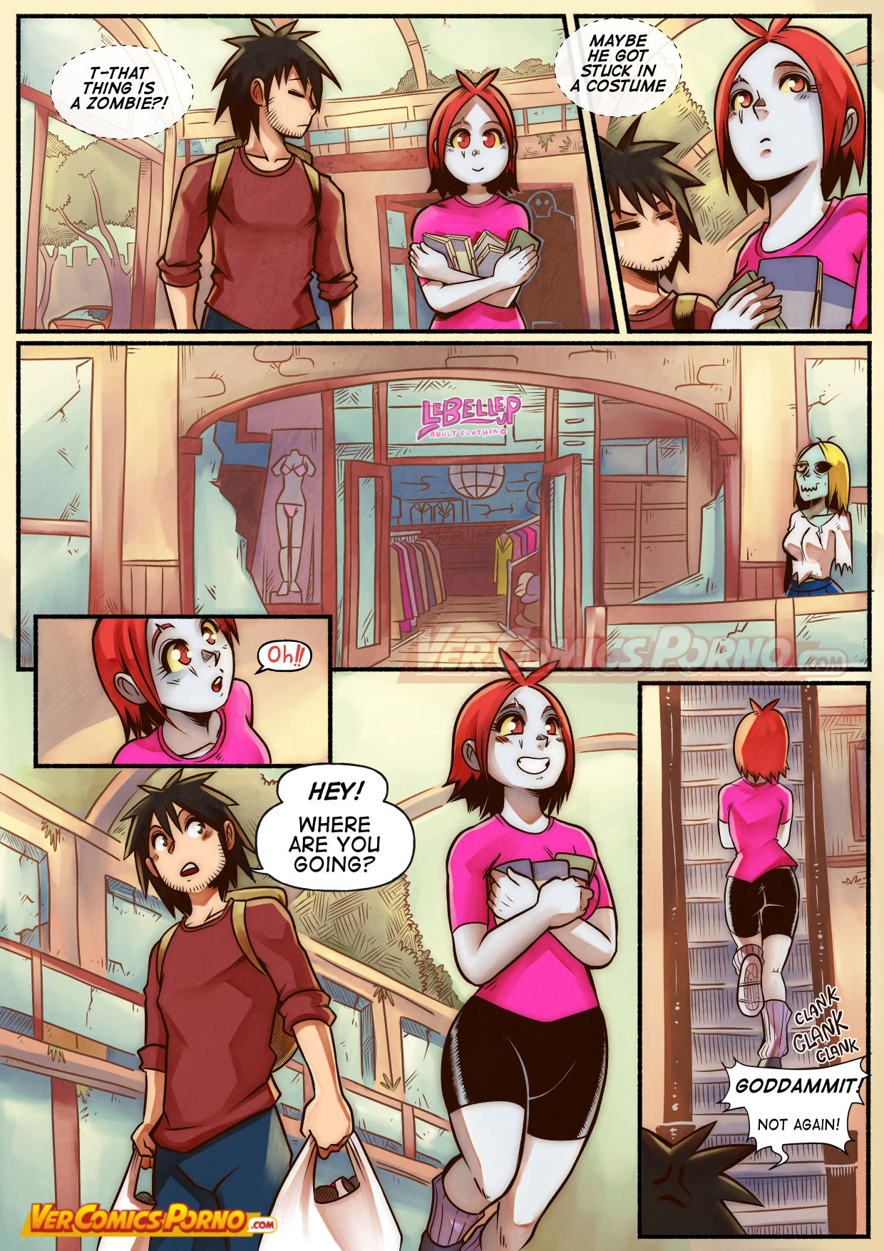 Cherry Road Part 3: Shopping With A Zombie page 12 full