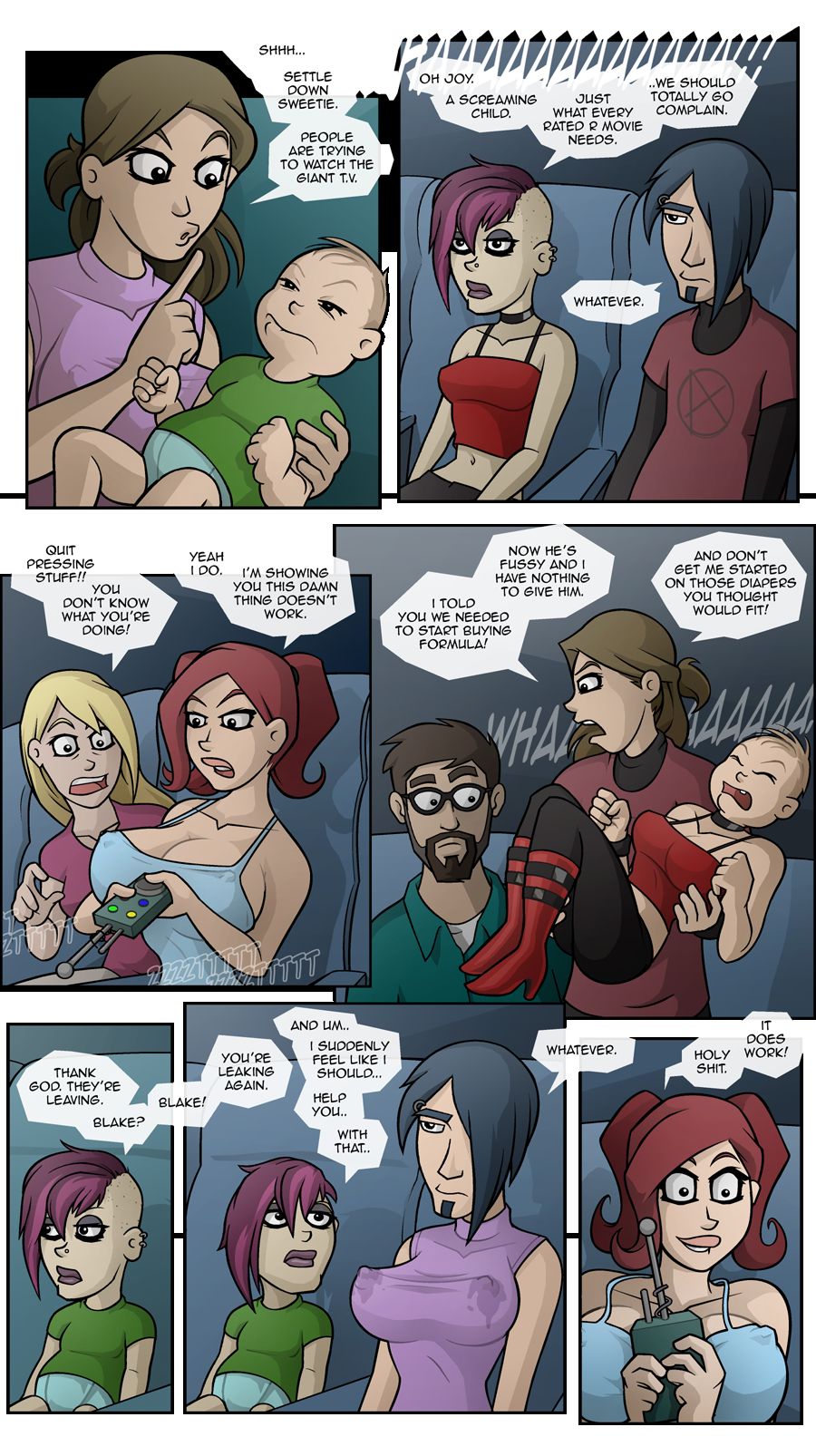 Crazy Girlfriend with Remote/New Girlfriend with Ray Gun page 12 full