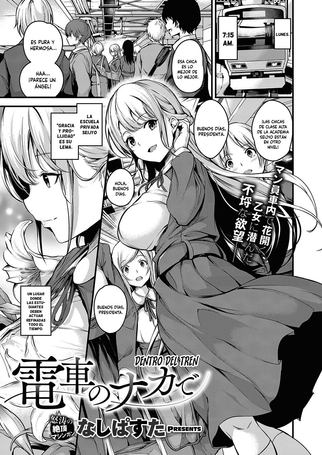Densha no Naka de | Dentro del Tren page 1 full