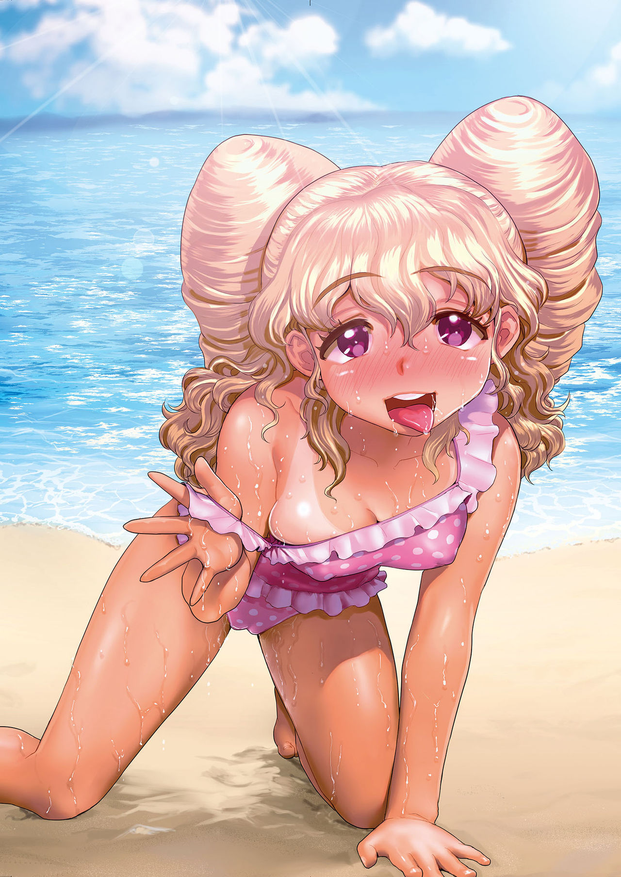 Energy Kyo-ka!! ~Bakunyuu JK. Gachi Zeme Hatsujou Chuu!~ Omata de Nukarete Okuchi de Gokugoku? Yuujou to Fukujuu no Semen Gourmet Match!? page 2 full
